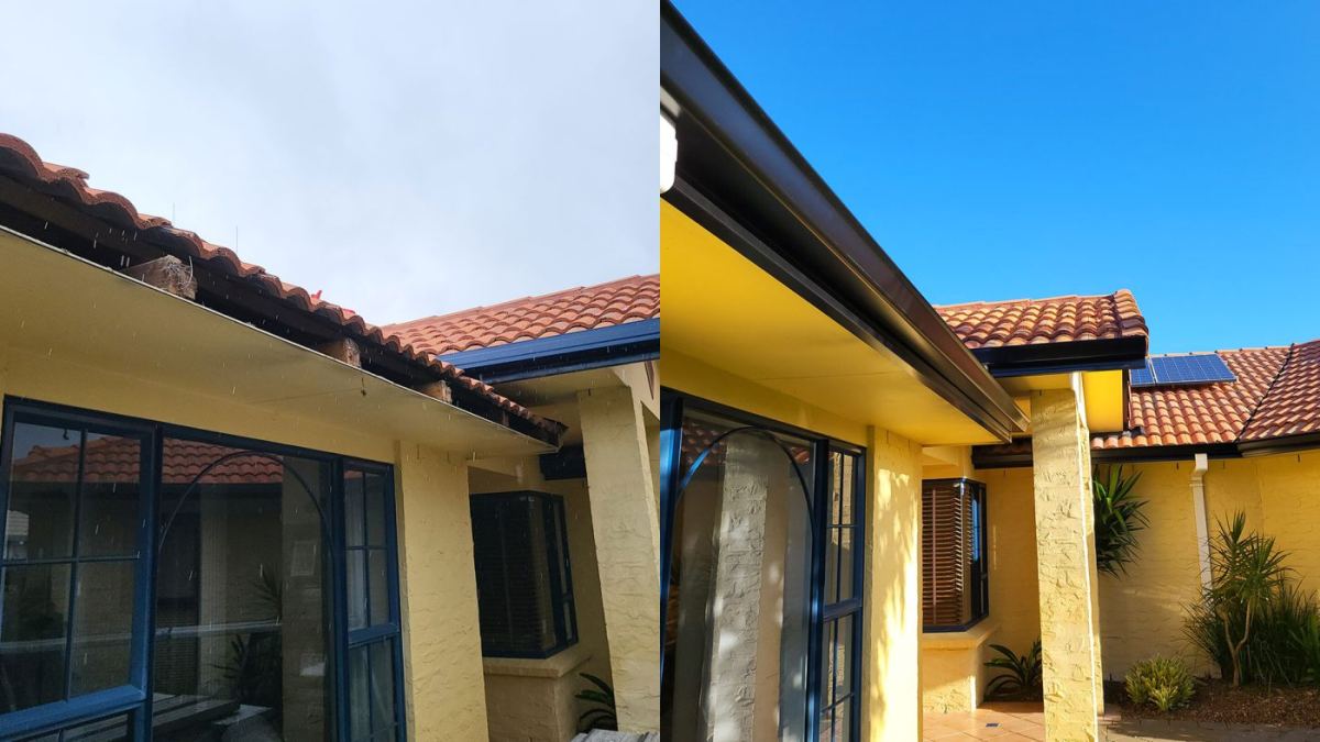 Klass external fascia system, alongside a RIGS replacement
