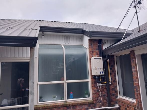 New RIGS fascia and spouting installed on a brick home in Burwood